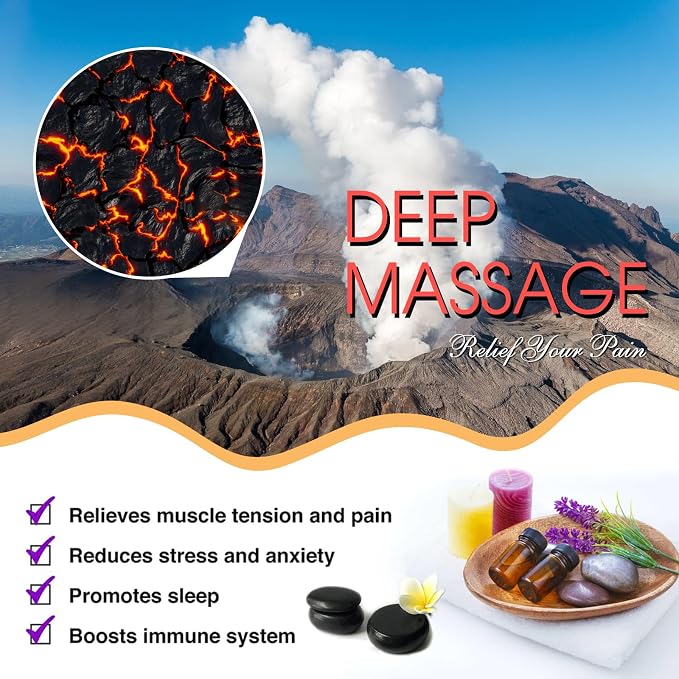 Maxdee Gua Sha Facial Tool & Hot Stone Massage Set | 8 Mini Gua Sha Stones & 2 Hot Massage Stones, Facial Sculpting for Jawline Contour & Puffiness Reduction, Facial Massage Tool, Skin-Care Gift, 1.6"