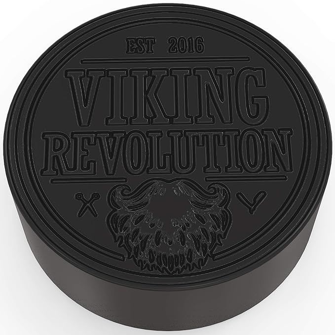 Viking Revolution Skin Cleaning Agent Activated Charcoal Soap for Men w/Dead Sea Mud, Body and Face, Cleanser,Cleansing Blackheads - Peppermint & Eucalyptus Scent 6 Oz (Pack of 1)