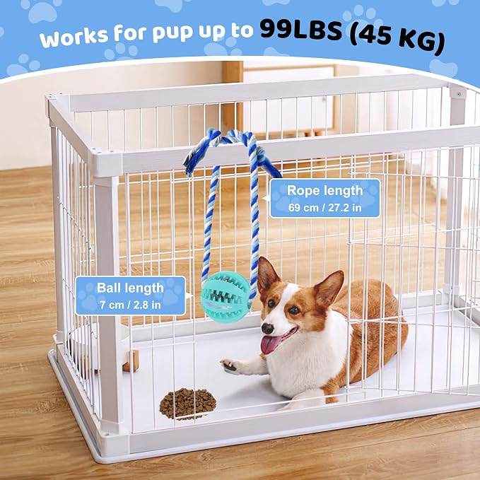 Interactive Dog Toys, Crate Training Aids for Puppies,Light Blue