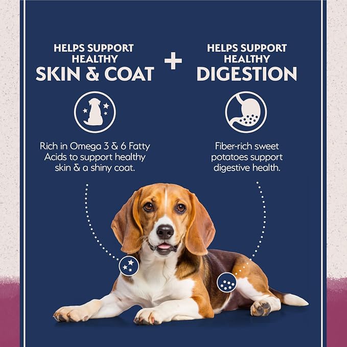 Natural Balance Limited Ingredient Adult Dry Dog Food - Balanced Nutrition for Adult Dogs - Grain-Free, Soy-Free Recipe - Limited Ingredient Formula - 4 lb - Reserve Sweet Potato & Venison Recipe