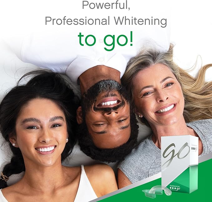 Opalescence Go 10% Whitening Bundle - (10 Treatments) Hydrogen Peroxide 10% Prefilled Whitening Trays and Whitening Toothpaste - Made by Ultradent Products. Teeth Whitening Kit -Mint- 5194-5166