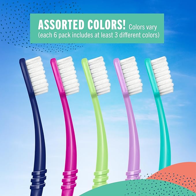 Preserve Eco Friendly Adult Toothbrushes, Made in The USA from Recycled Plastic, Lightweight Paper Packaging, Medium Bristles, Colors Vary, 3 Count