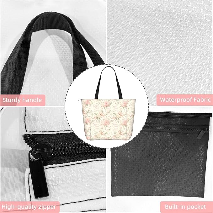 Christian Cross Jesus God Yoga Mat Bag for Women with Mats Bags Carrier Carryall Canvas Tote with Zipper Pocket, Polyester Gym Bag for Yoga Pilates Beach Travel Fitness Workout Gifts for Yoga Lovers
