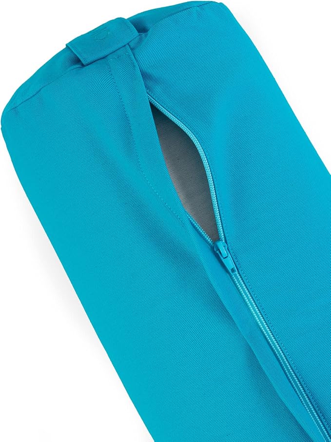 Yoga Studio Yoga Bolster | European Organic Buckwheat | (GOTS Certified) | with Removable Washable Cover