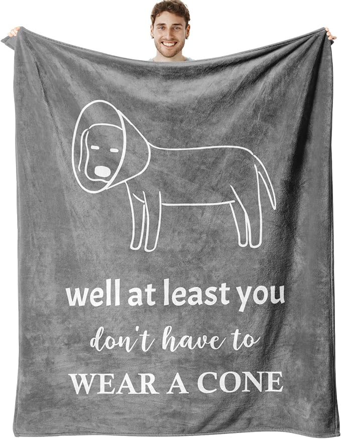 Get Well Gifts for Men/Women, Get Well Gifts After Surgery, Gift for Recovery After Surgery, GetWellSoon/Feel Better Gift for Women/Men/Teenage Boys Throw Blanket 60" x 50"