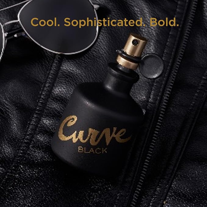 Curve Black Men's Cologne Fragrance Spray, Casual Day or Night Scent, 4.2 fl oz