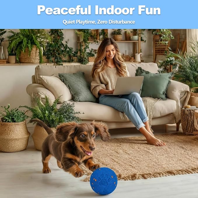 Interactive Dog Toys, 3.2 Inch Smart Dog Ball