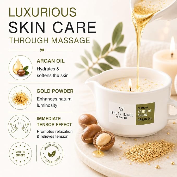 Beauty Image Glamour Hot Oil Body Massage Candle