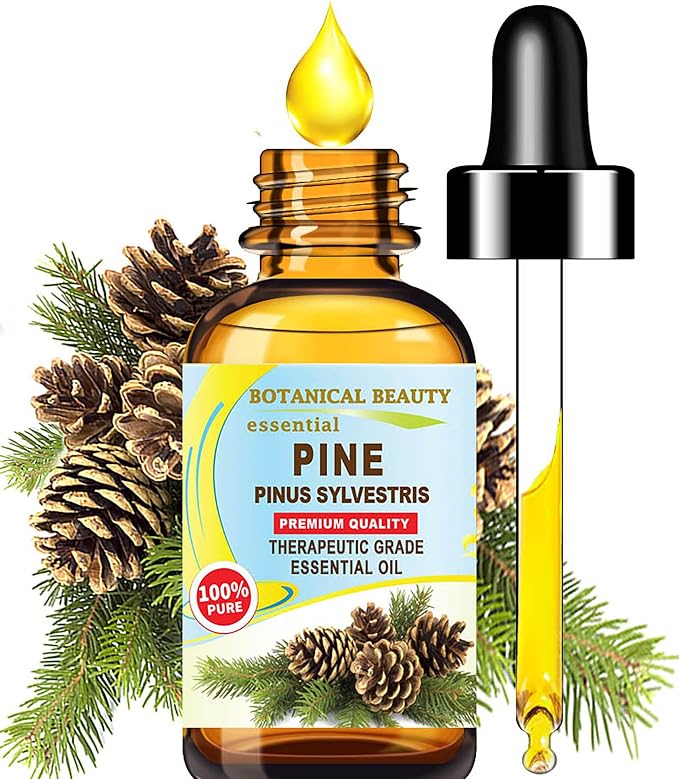 Botanical Beauty Pine Essential Oil Siberian Pure Natural Undiluted Therapeutic Grade Essential Oil 1 Fl.oz.- 30 ml for Aromatherapy, Soaps, Candles, Diffuser & Reed Diffusers