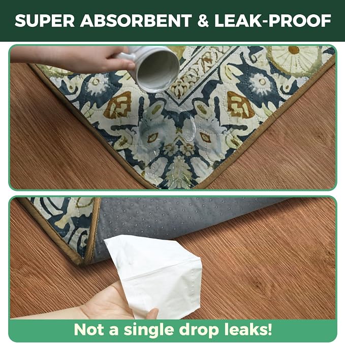 FXW Washable Pee Pads for Dogs, Super Absorbent, 29" x 47", 2 Packs | Machine washable, Non-slip backing