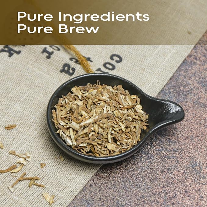FullChea - Dried Dong Quai Root, 4oz/114g, Premium Sifted Angelica Sinensis | Premium natural dang gui root, caffeine-free, Non-GMO, gentle gut support, daily wellness tea, easy to brew hot or iced