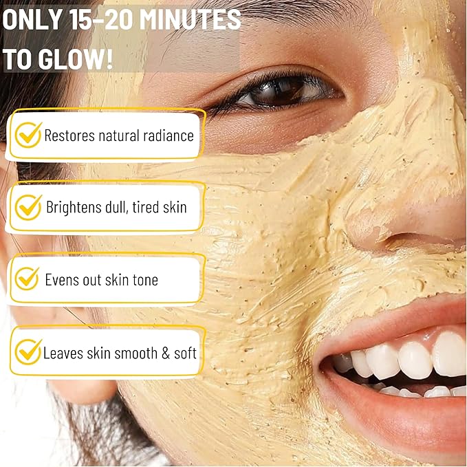 Cocoon Hung Yen Turmeric Face Mask for Dull Skin, Dark Spots, Blackheads, Skincare Facial Mask, Face Skincare Gift