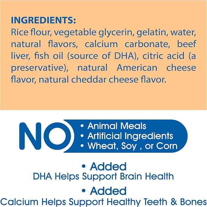 N-Bone Puppy Teething Rings, Taste of Texas Queso Con Carne Flavor, Natural Puppy Teething Chews, Helps Soothe Teething Gums, Calcium Enriched Chew Treats, 3 Rings