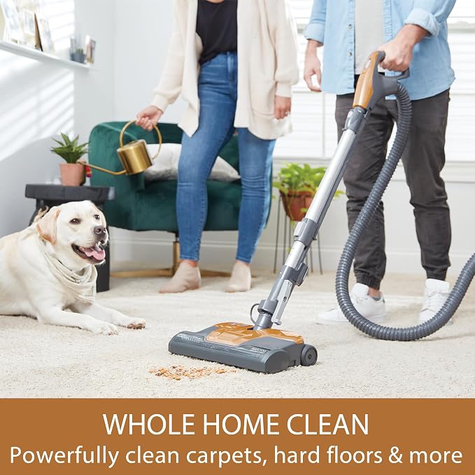 Kenmore BC4040 400 Series Bagged Canister Vacuum Cleaner | Lightweight, 2-Motor System, HEPA Filter, Extended Reach, Auto Cord Rewind with Height Adjustment