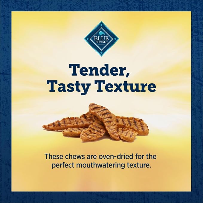 Blue Buffalo True Chews Premium Grillers Chicken Dog Treats, 12 oz | Real Chicken First, Tender & Tasty, Made in the USA, No Artificial Preservatives