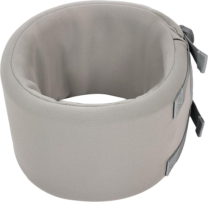 Dog Neck Brace for Pet After Surgery Recovery Adjustable Breathable Neck Cervical Cone，Dog Cone Collar Recovery Head Cone for Small Medium Dogs Puppies Kittens with Spinal IVDD Lssues (Gray,XL)