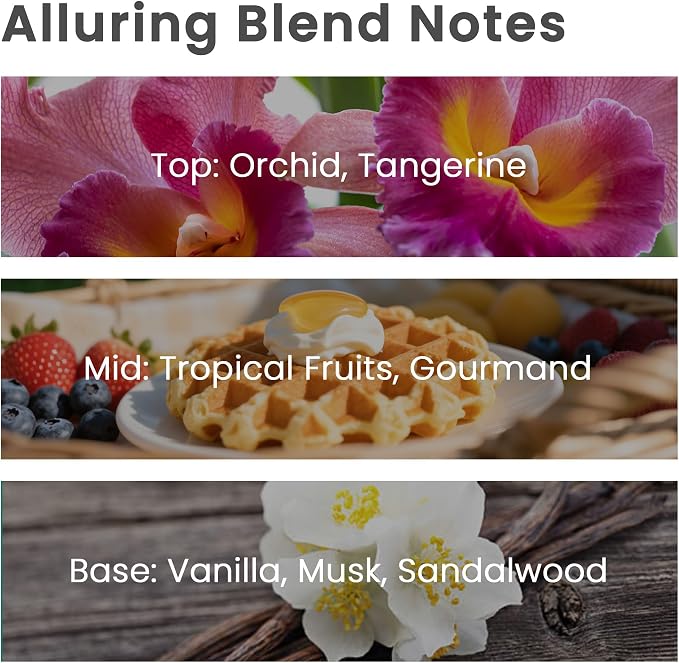 Fragrance Oil, ESSLUX Sugar Orchid Large Single Essential Oil 30ml, Aromatherapy Candle Making Scents, Middle Eastern Scented Oils for Home for Diffuser, Massage, Soap, Perfume, Humidifier