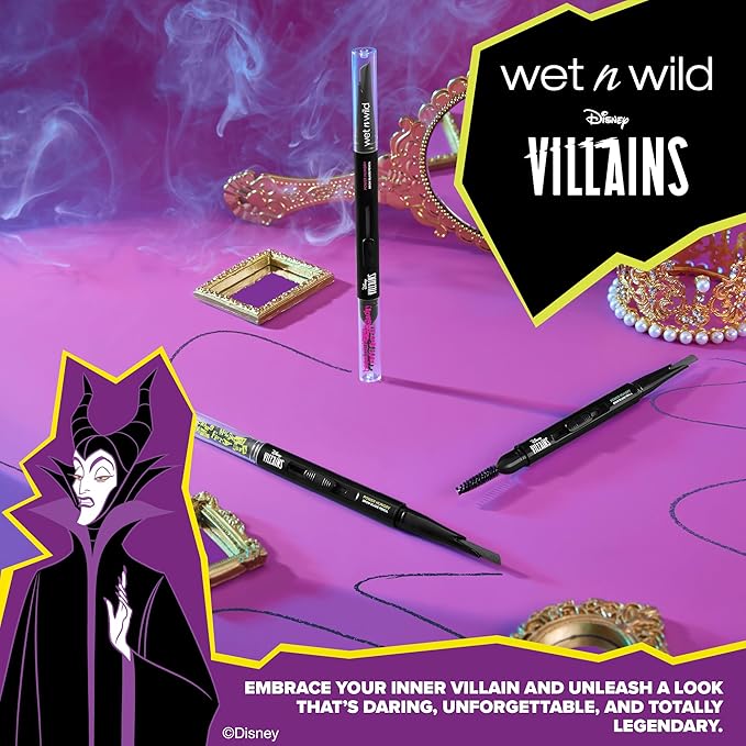 wet n wild Disney Villains Power Hungry Brow Blade Pencil – Taupe (Pack of 2)