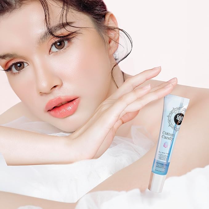 Rosee Lip Gloss Vegan & Cruelty Free Treatment, Professional Make up, Long Lasting Glossy with Shea Butter, Moisturize, Protect & Smooth, High Shine, Non-Sticky (n.Cotton Candy, 0.5)