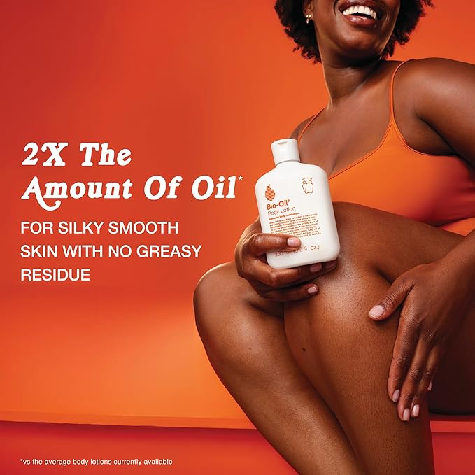 Bio-Oil Moisturizing Body Lotion for Dry Skin, Ultra-Lightweight High-Oil Hydration, with Jojoba, Rosehip, Shea, and Hyaluronic Acid, 5.9 Oz