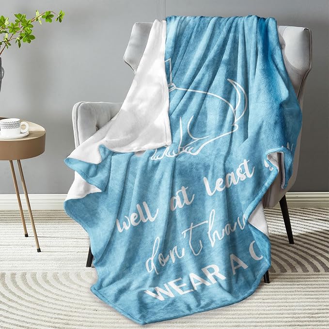 Get Well Gifts for Women, Get Well Soon Gifts for Women After Surgery, Feel Better Gifts, Gift for Recovery After Surgery, Funny GetWell Gifts for Woman/Teenage Girl Throw Blanket 60" x 50"