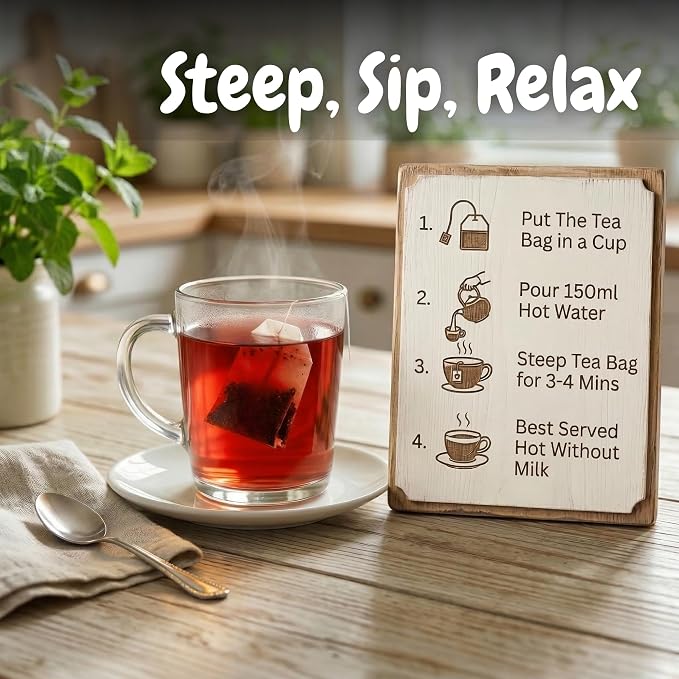 Goodwyn Oolong Rose Tea, 30 Tea Bags | Premium Oolong Tea with Rose Petals | Low Caffeine | Plastic Free Bags | Smooth Floral Blend