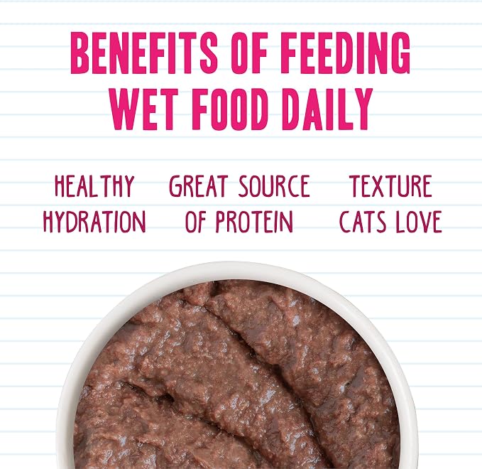 Weruva BFF Minced Natural Wet Cat Food, Tuna and Bonito Be Mine in Gelee, 5.5oz Can, Pack of 24