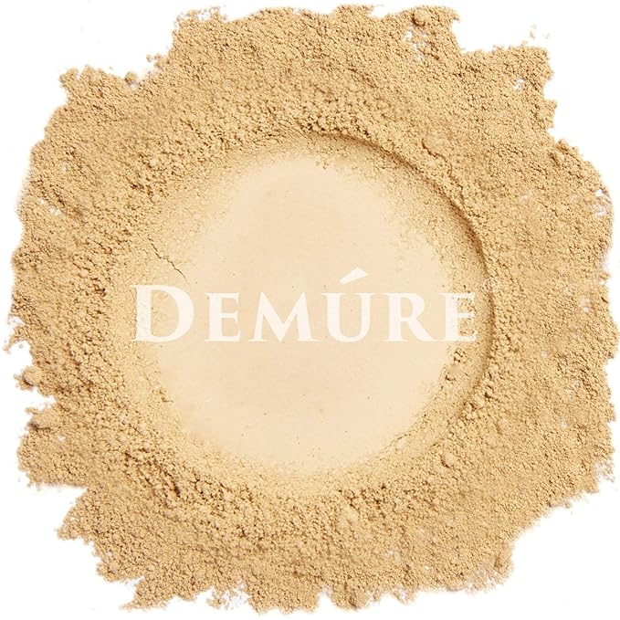 Demure Mineral Make Up, Medium Warm Mineral Foundation Makeup, Concealer Makeup, Natural Makeup Made with Pure Crushed Minerals, Loose Face Powder.