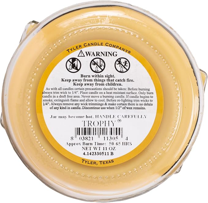 Elanze Designs Tyler Candle Trophy 11 Ounce and ICON 3.4 Ounce Aromatherapy Scented Candles; Set of 4