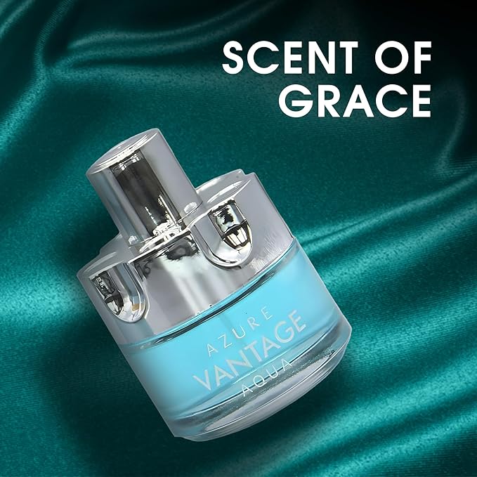 AFLUXE 2PCS Mens Perfume Cologne Long Last Strong EDP Natural Spray Gift Set, with Cocoa, Dried Fruits, Woody Fragrance for Daliy Use, 3.4 Fl Oz / 100 mL Each (Azure Aqua & Vanilla Tobacco)