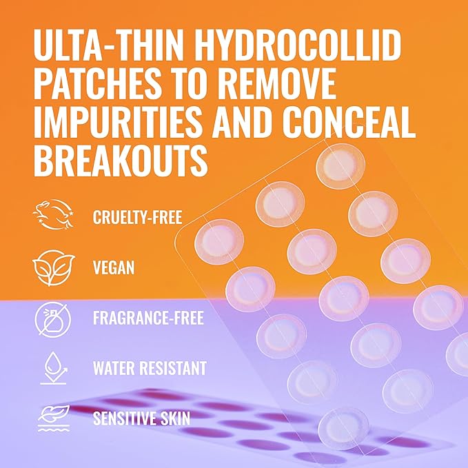 Good Molecules Pimple Patches Pack 3 – 180 Patches (60 × 3 Pack) | Ultra-Thin Hydrocolloid Acne Patches to Conceal Breakouts, Blackheads & Blemishes