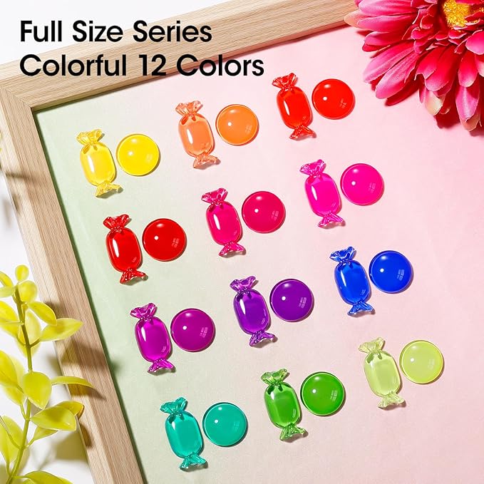 Gellen Bright Neon Nail Polish, Quick Air Dry Regular Nail Polish Vibrant Rainbow 10ml 12-Color Set for Finger Toe Nails Salon Home, TPO & HEMA Free Non-toxic, Red Pink Blue Green Purple Orange Yellow