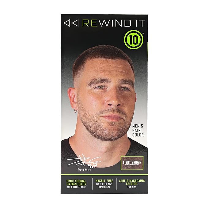REWIND IT 10 Light Brown Men's Hair Color