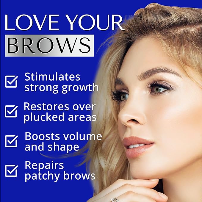 ADVANCED EYEBROW GROWTH SERUM – Eyebrow Serum to Grow Brows - Rapid Brow Growth Treatment - Brow Conditioner & Thickener - Suero para Cejas Crecimiento - Crecimiento de Cejas by DERMAWORKS