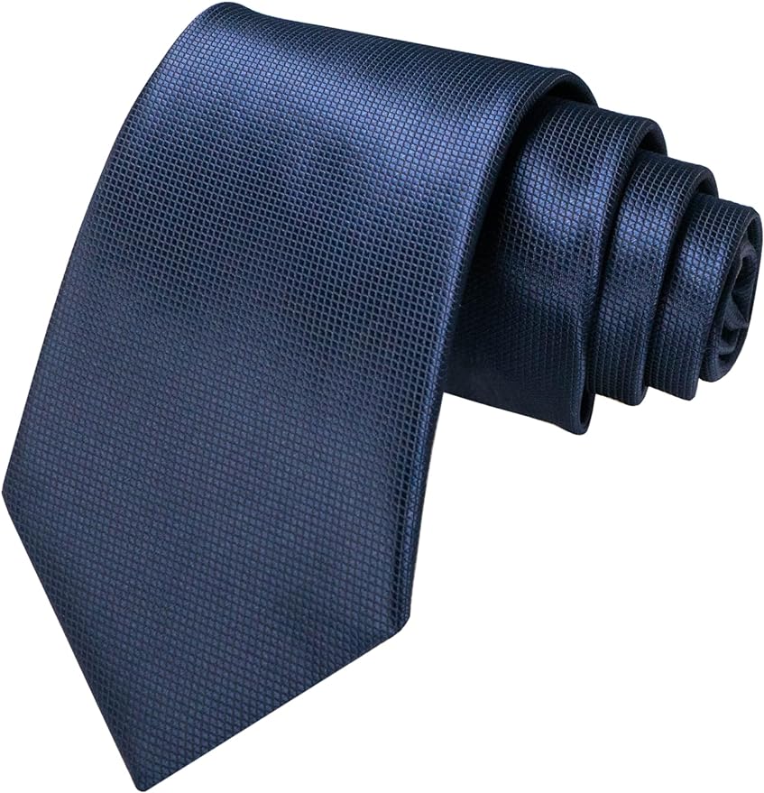 JEMYGINS Solid Color Tie Mens Necktie for Business and Wedding