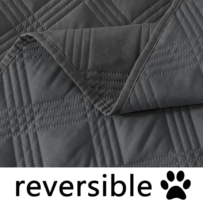Waterproof Reversible Dog Blanket, Soft Couch Cover for Dogs Washable | Dual-Sided Waterproof Pet Bed Blanket, Resist Stains Spills & Pet Hair, Practical Furniture Protector For Pets, Size 52"x82"