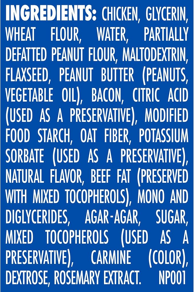 Milk-Bone Soft & Chewy Peanut Buttery Cups, 11.8 Oz. Bag | Filled soft dog treats with Jif peanut butter & real bacon