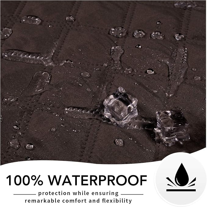Easy-Going Waterproof Dog Bed Cover, Non-Slip Pet Blanket, 68x82in | Chocolate, Leakproof Couch Cover, Machine Washable Furniture Mattress Protector, Soft Sofa Mat For Dogs, Pet Friendly