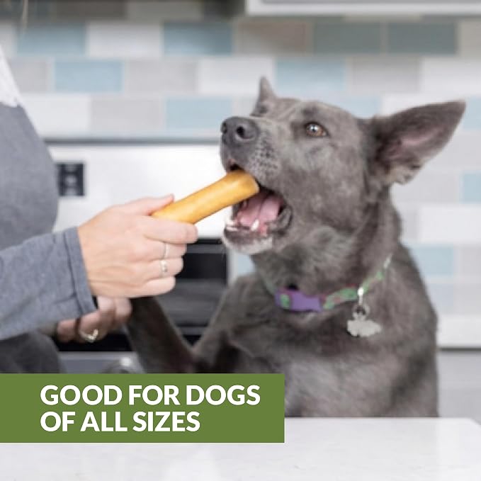 Wild Eats Lamb Collagen Cheek Rolls 5 Inch Dog Chews, 4 Pack, Medium Breed | Long lasting retriever style treats and bones, flavored substitute for pig ears, satisfying snack that keeps pups busy longer