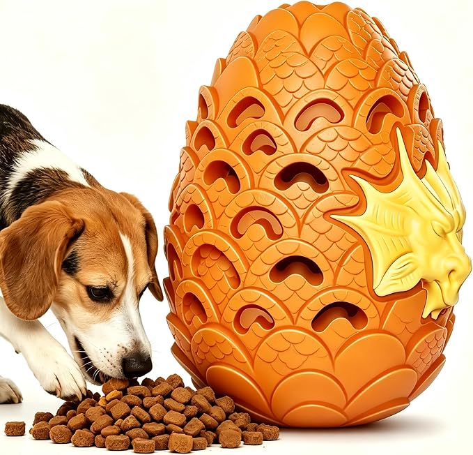 Dragon Egg Dog Chew Toys for Power Chewers - Toughest Indestructible