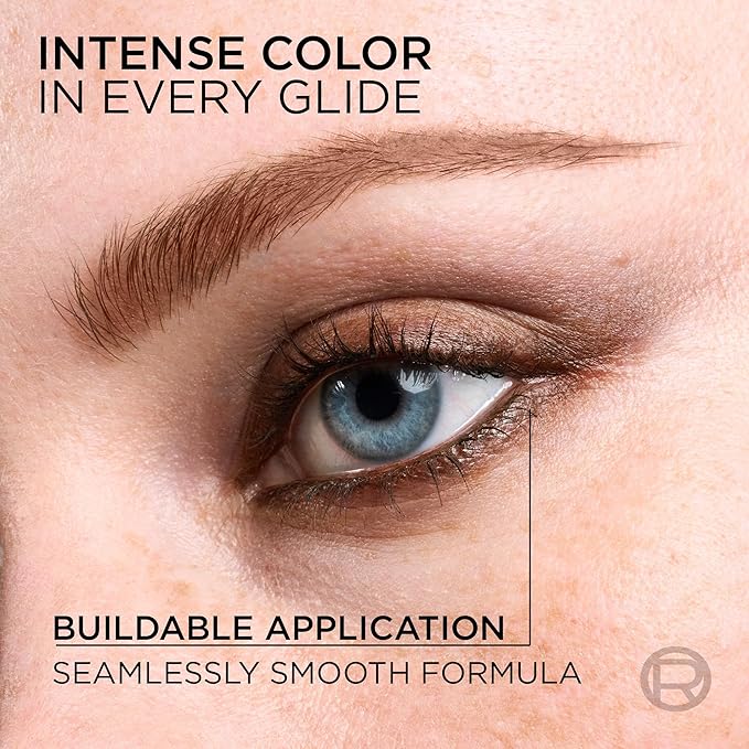 L'Oreal Paris Haute Couleur Kohl Eyeliner Pencil, Intense Eye Liner Color with Smooth Gel-Like Formula, Up To 12HR Eye Makeup Wear, 120 Brown Leather