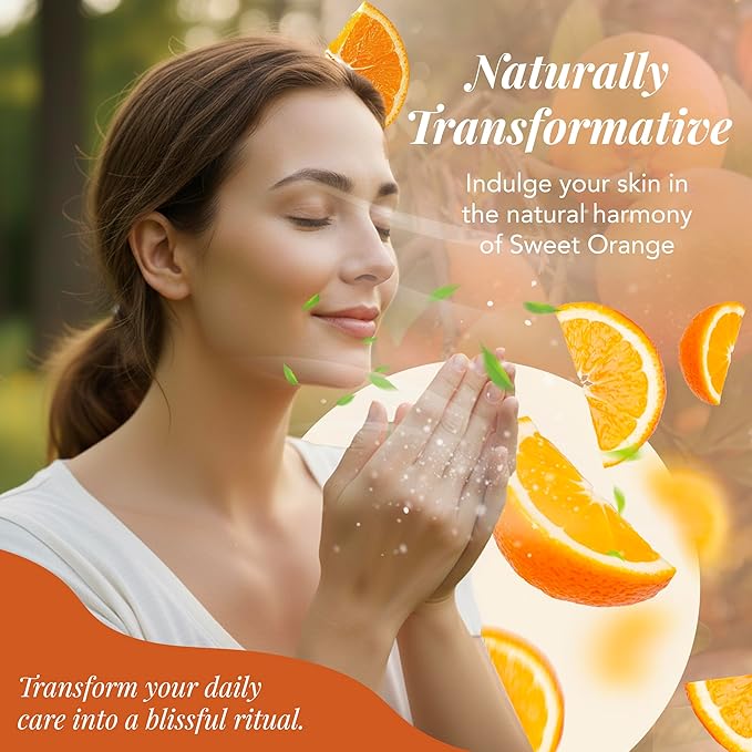 Saavy Naturals Deeply Hydrating Body Cream for Dry Skin – Nourishing Shea Butter, Plant-Based & Sustainably Sourced – Sweet Orange – 8.5 fl oz, 1 pack