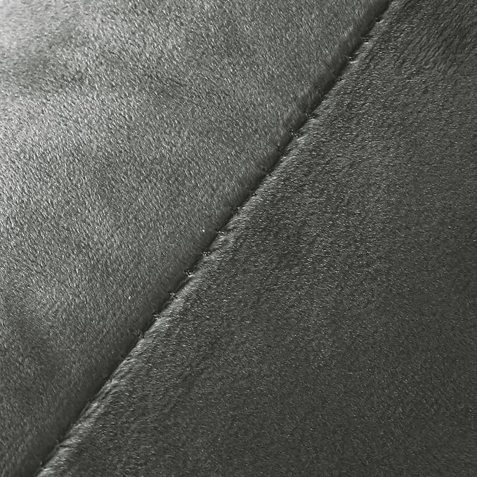 NiNi ALL Dark Grey Velvet Throw Pillow Covers 26x26 Pack of 2 Decorative | Soft Solid Boho Cushion Squar Pillow Cases for Chair Sofa Bedroom Farmhouse Living room Modern Luxury Home Decor Christmas
