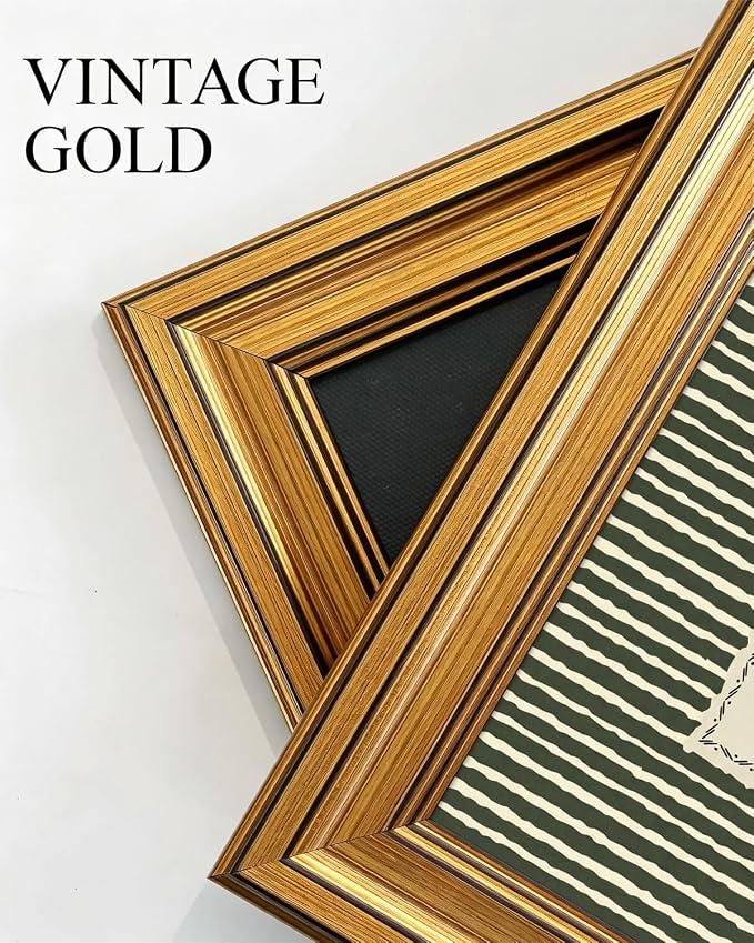 Gold Framed Wall Art, Funny Bathroom Canvas Prints, Text Me If You Run Out Of Toilet Paper Picture Wall Decor, Striped Humorous Decor for Bathroom Toilet Restroom 9x11 inch