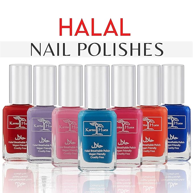 Karma Naturals Certified Halal Nail Polish - Breathable & Water Permeable, Wudu Friendly (Dariya)