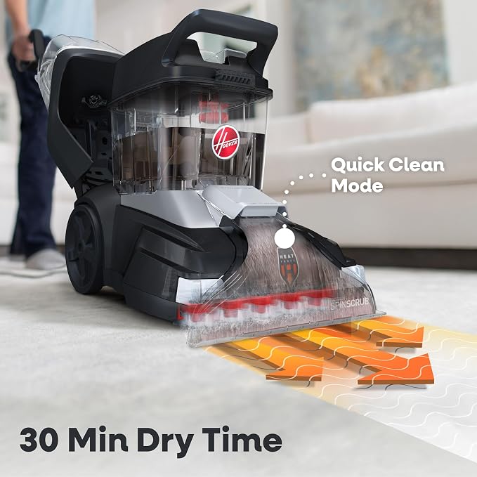 Hoover PowerScrub XL Pet Carpet Cleaner Machine for Carpet and Upholstery | Deep Cleaning Carpet Shampooer Machine with Multi-Purpose Tools, Powerful Suction, Includes Oxy Pet Cleaner Solution