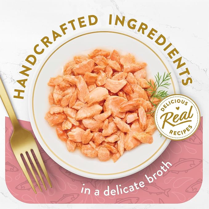 Fancy Feast Purina Appetizers Lickable Grain Free Wet Cat Food Topper Wild Alaskan Salmon Appetizer - 1.1 oz. Trays,(Pack of 20)