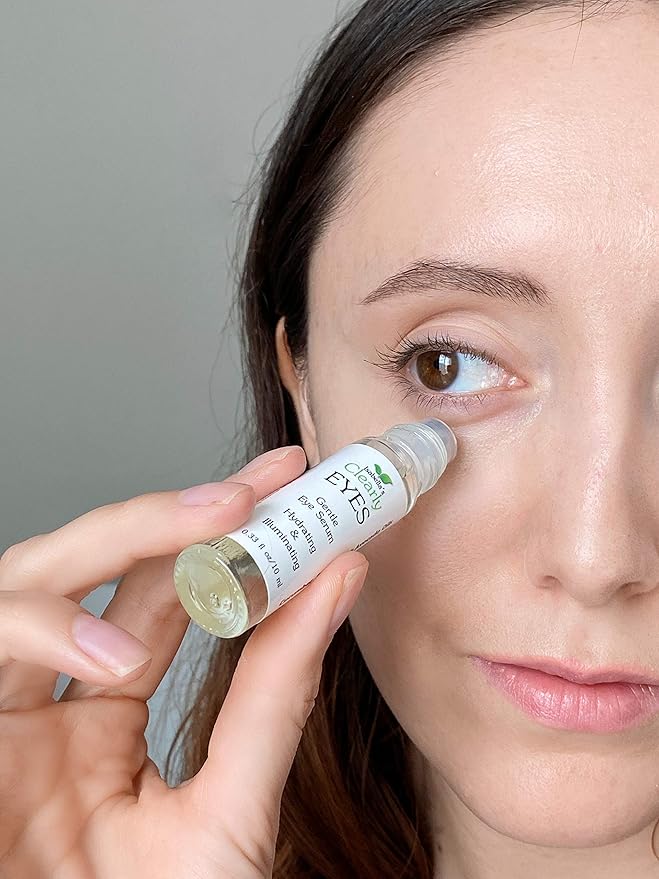 EYES, Natural Anti Aging Eye Serum | Hydrating and Firming Instant Treatment for Tired Puffy Eyes, Dark Circles, Swollen Eyelid, Eye Bags with Cucumber and Avocado | Made in USA
