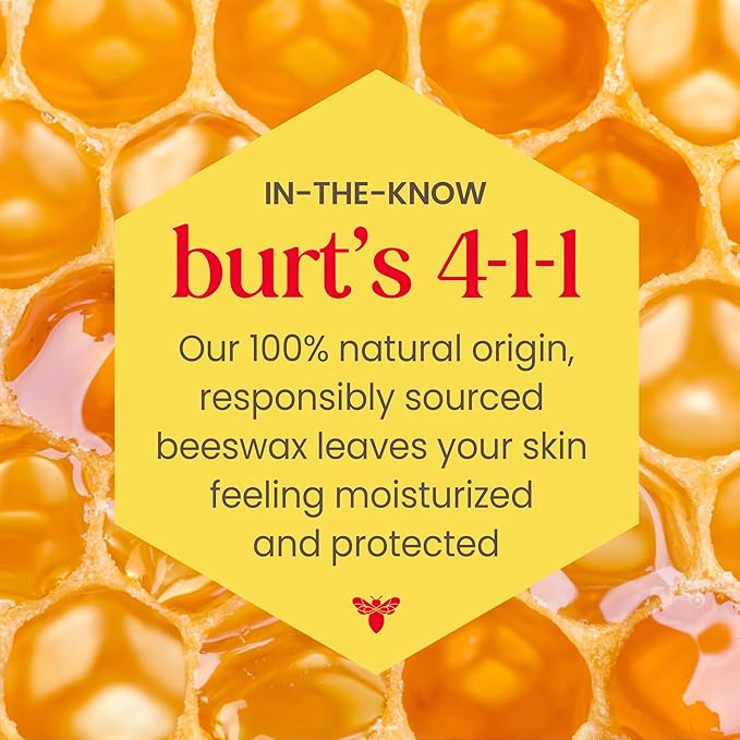 Burt's Bees Shimmer Lip Tint Set, Tinted Lip Balm Stick, Moisturizing for All Day Hydration with Natural Origin Glowy Pigmented Finish & Buildable Color, Grapefruit (4-Pack)