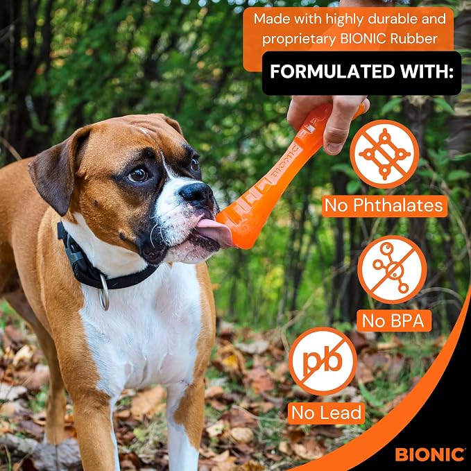 BIONIC Urban Stick Dog Toy for Dogs Between 15-35 lbs, Medium